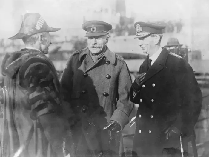 Framed Print : Admiral Sir Roger Keys and Earl Haig at Dover June 1922 Framed Print : Admiral Sir Roger Keys and Earl Haig at Dover June 1922
