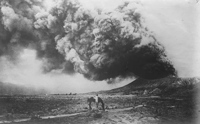 Framed Print : Aeroplane lands on volcano. The Bromo Volcano ( Eastern Java ) was in full eruption Framed Print : Aeroplane lands on volcano. The Bromo Volcano ( Eastern Java ) was in full eruption