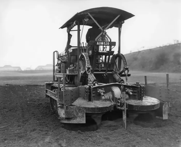 Framed Print : Agricultural Machinery : A tracked vehicle complete with caterpillar wheels or tracks Framed Print : Agricultural Machinery : A tracked vehicle complete with caterpillar wheels or tracks