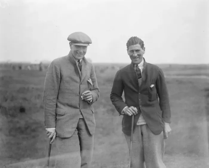 Framed Print : Amateur Golf Championship at Deal, W B Torrance ( right ) and T A Torrance, brothers Framed Print : Amateur Golf Championship at Deal, W B Torrance ( right ) and T A Torrance, brothers