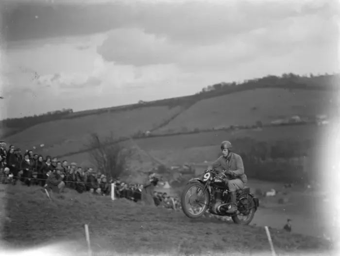 Framed Print : American hill climb ( Motorcycle Club Sidcup ), Farningham. 1937 Framed Print : American hill climb ( Motorcycle Club Sidcup ), Farningham. 1937