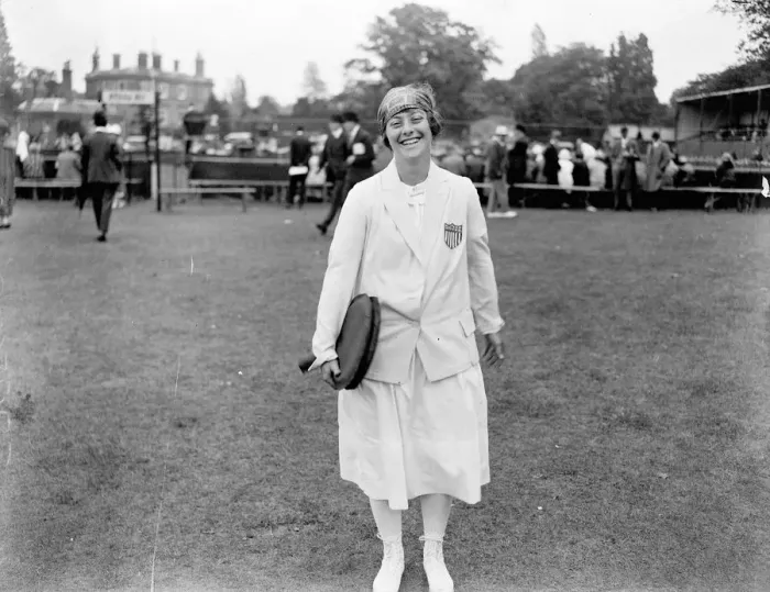Framed Print : American lawn tennis players. Mrs J B Jessop. 1924 Framed Print : American lawn tennis players. Mrs J B Jessop. 1924