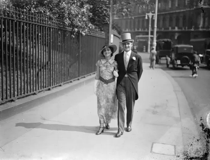 Framed Print : American woman lawyer at Royal Garden Party at Buckingham Palace. Miss Fanny Holtzman Framed Print : American woman lawyer at Royal Garden Party at Buckingham Palace. Miss Fanny Holtzman