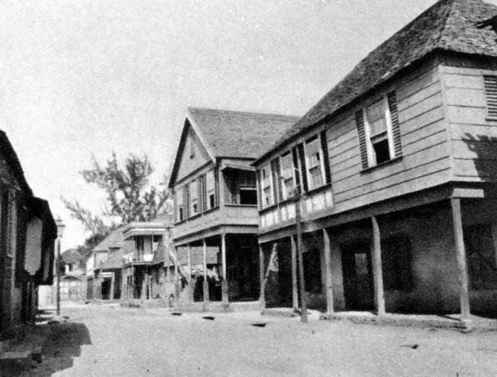 Framed Print : The ancient Capital of Jamaica: old houses in the picturesque Main Street of Port Royal Framed Print : The ancient Capital of Jamaica: old houses in the picturesque Main Street of Port Royal