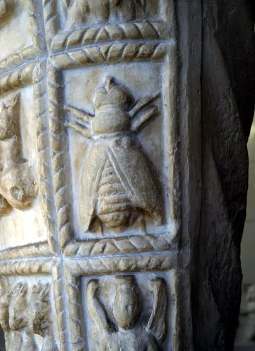 Framed Print : ANIMALS - Bees on the sacred dress of Diana of Ephesus relate to the human soul