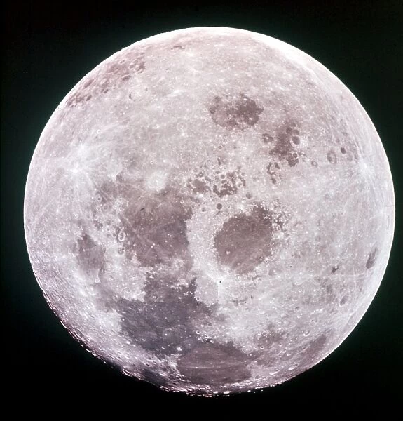 Apollo 11 moon taken from LM 10000 miles away on return journey