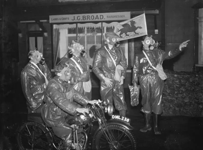Framed Print : ARP ( Air Raid Precautions ) night demonstration in Sidcup, Kent. 1939 Framed Print : ARP ( Air Raid Precautions ) night demonstration in Sidcup, Kent. 1939