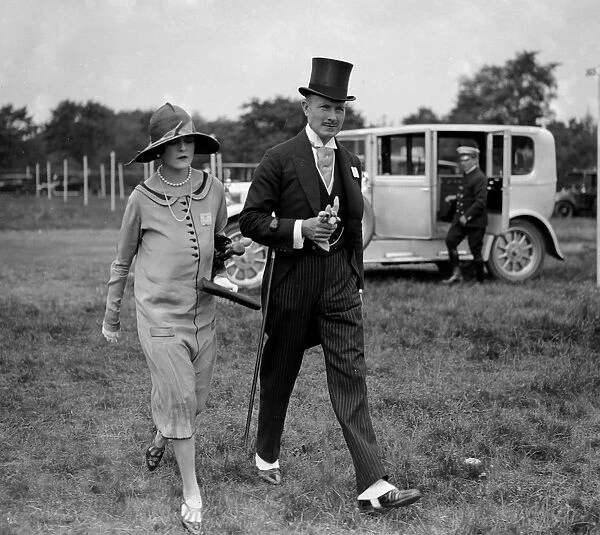 Ascot Captain and Mrs Ambose Goddard. 1925