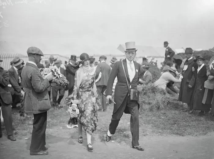 Framed Print : Ascot Lord Portarlington and Hon Mrs Norton 17 June 1924 Framed Print : Ascot Lord Portarlington and Hon Mrs Norton 17 June 1924