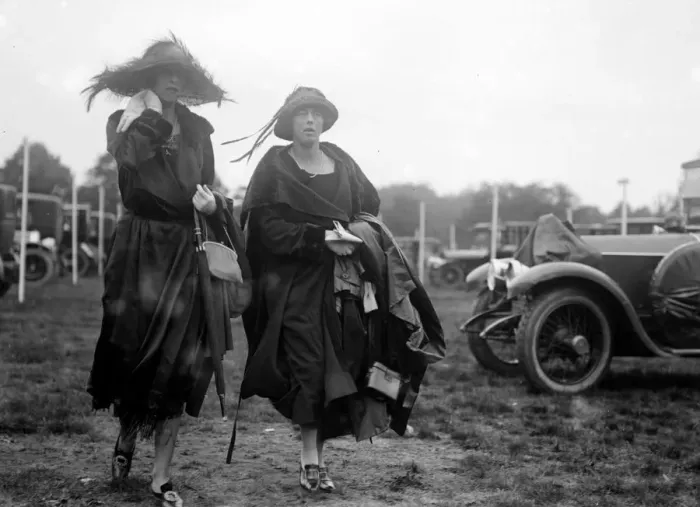 Framed Print : Ascot. Mrs Sydney Loder and Mrs Hubert Loder. 1922 Framed Print : Ascot. Mrs Sydney Loder and Mrs Hubert Loder. 1922