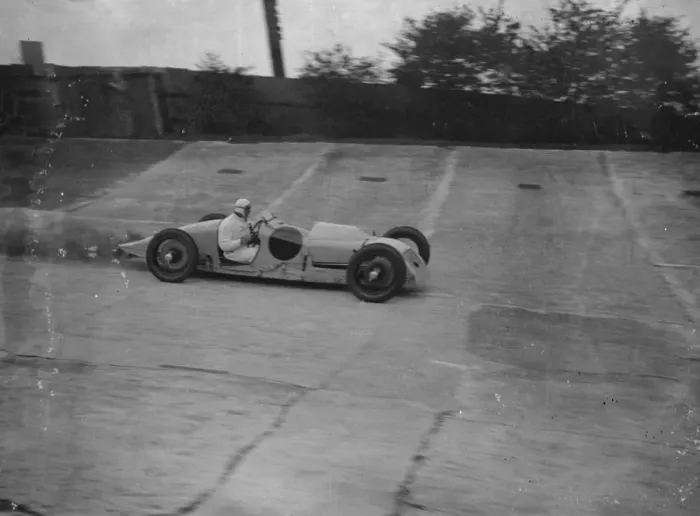 Framed Print : Attempt of diesel car records at Brooklands. Dr Reginald Munday is the new diesel Framed Print : Attempt of diesel car records at Brooklands. Dr Reginald Munday is the new diesel