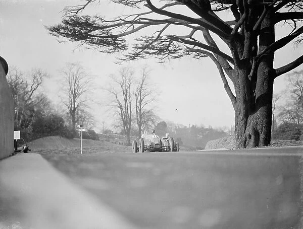 Austins at Crystal Palace road racing. 2 April 1938
