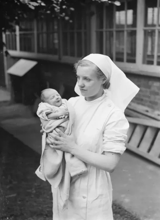Framed Print : Baby found. 1937 Framed Print : Baby found. 1937