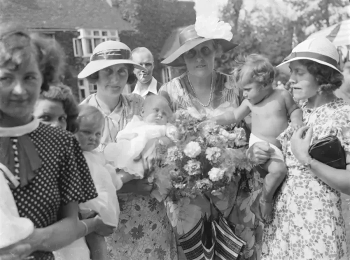 Framed Print : Baby show at the Sidcup fete, Kent. 1939 Framed Print : Baby show at the Sidcup fete, Kent. 1939