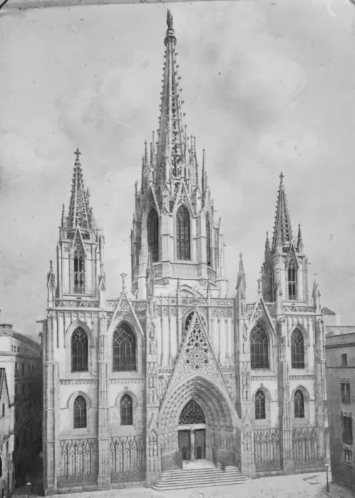 Framed Print : Barcelona Cathedral 5 June 1925 Framed Print : Barcelona Cathedral 5 June 1925