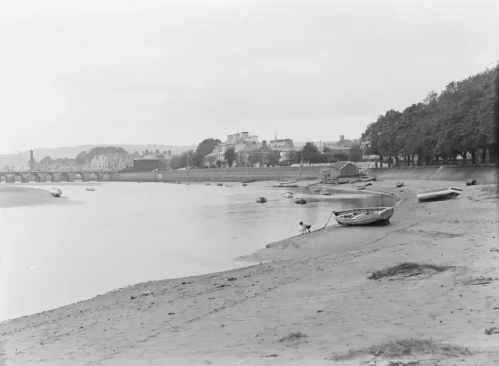 Framed Print : Barnstaple in Devon 1925