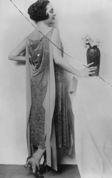 Framed Print : Baroness as mannequin. Baroness Brunet, now employed as a mannequin in the Rue