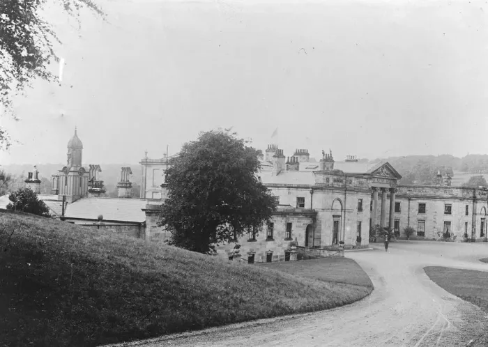 Framed Print : Barons Court Castle, County Tyrone Duke of Abercorns seat 1919 Framed Print : Barons Court Castle, County Tyrone Duke of Abercorns seat 1919