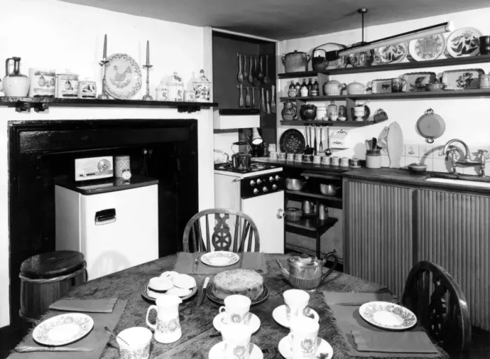 Framed Print : Basement kitchen of London house furnished to look as little like a kitchen as possible 22 Framed Print : Basement kitchen of London house furnished to look as little like a kitchen as possible 22
