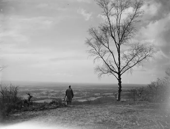 Framed Print : Beacon Top. Ide Hill 1935
