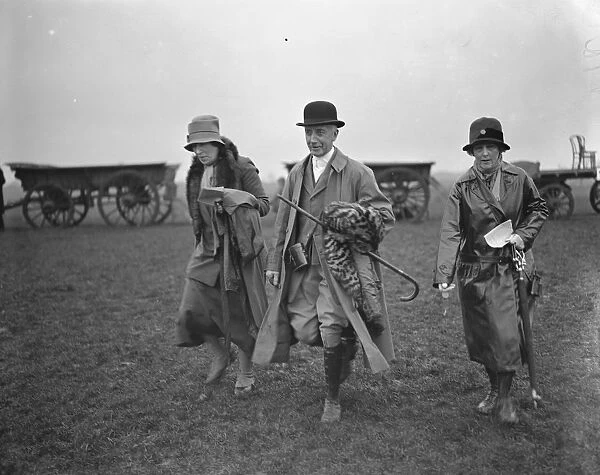 Beaufort Hunt point to point at Hazelton. ( Lady Mildmay ), Lord Mildmay, Dowager