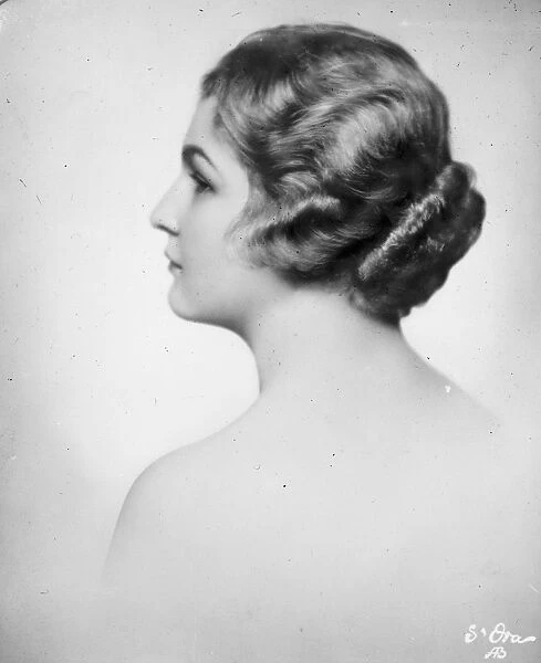 Beauty and her Bun. Mlle Maria Schuster, daughter of Dr Schuster of Vienna