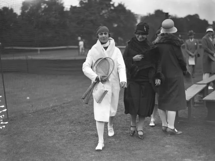Framed Print : At the Beckenham Tennis Tournament, Mlle D Alvarez. 1928