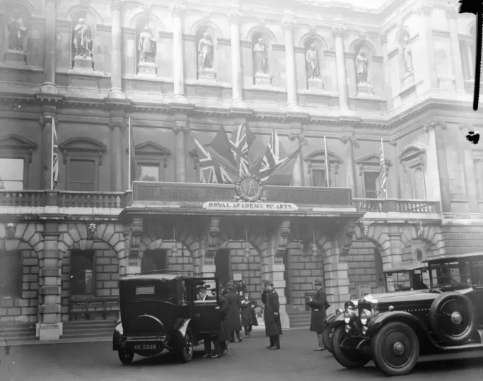 Framed Print : Belgian and Flemish art exhibition at Royal Academy. 7 January 1927 Framed Print : Belgian and Flemish art exhibition at Royal Academy. 7 January 1927