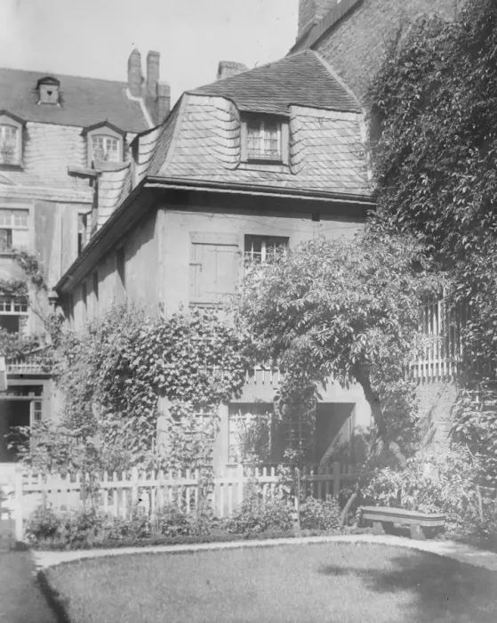 Framed Print : To benefit by the forthcoming Beethoven centenary. The house at Bonn in which Framed Print : To benefit by the forthcoming Beethoven centenary. The house at Bonn in which