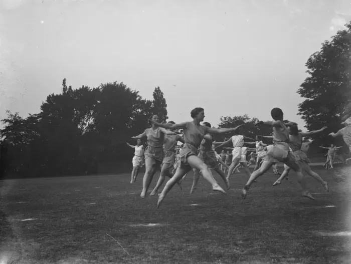 Framed Print : Bergman Osterberg College of Physical Education in Darford, Kent. Girls Hungarian
