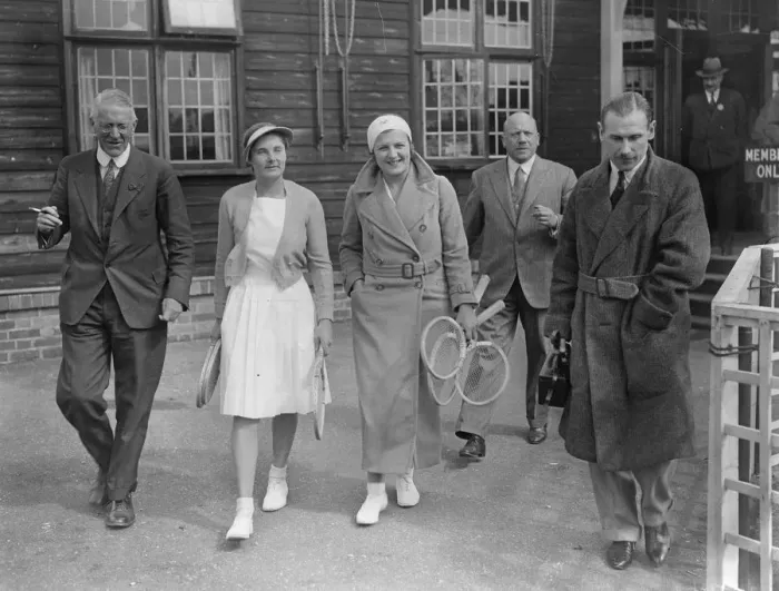 Framed Print : Betty Nuthall defeats new tennis star, Miss Trammers forgets her clothes Framed Print : Betty Nuthall defeats new tennis star, Miss Trammers forgets her clothes