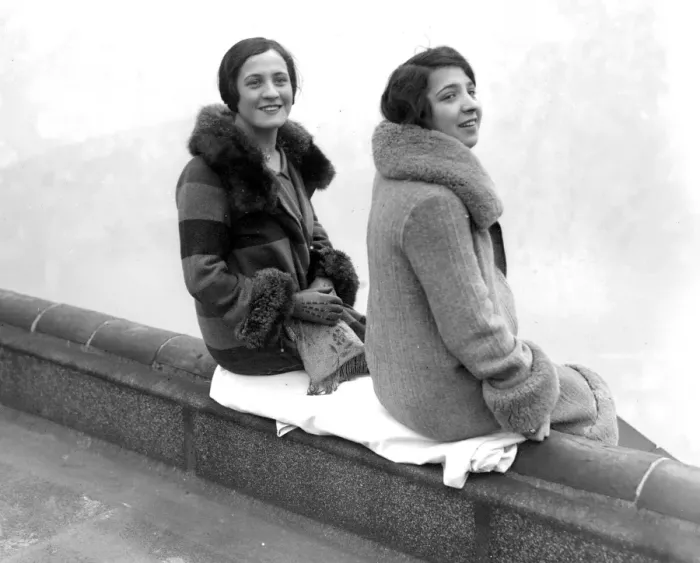 Framed Print : Betty and Stella Doyle, two English film stars, who have made names and a fortune Framed Print : Betty and Stella Doyle, two English film stars, who have made names and a fortune