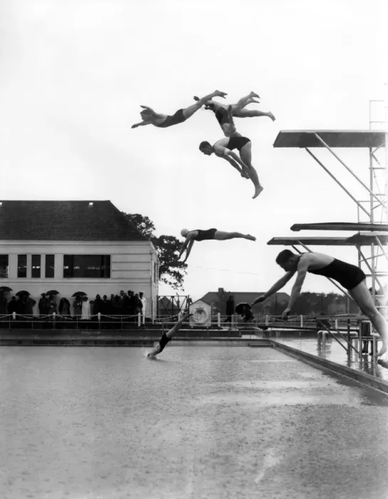 Framed Print : Bexley Heath Swimming Baths opening in Kent - 1936 A TopFoto Framed Print : Bexley Heath Swimming Baths opening in Kent - 1936 A TopFoto