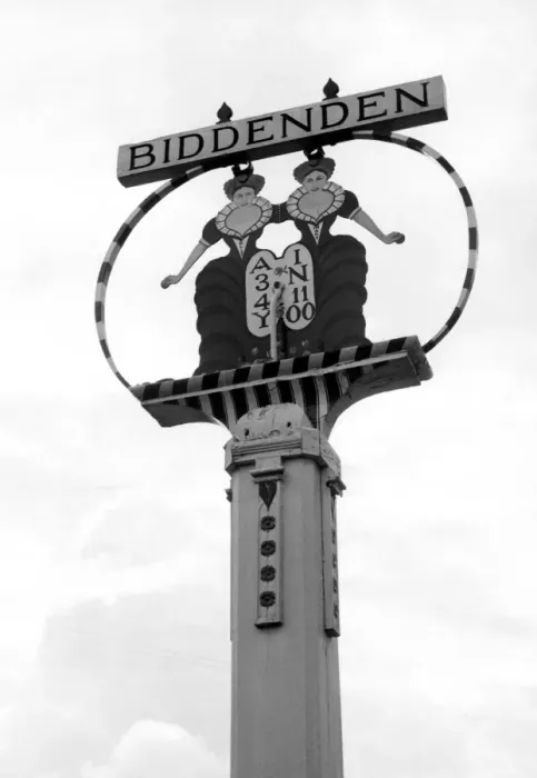 Framed Print : Biddenden sign in Kent, England ? TopFoto Framed Print : Biddenden sign in Kent, England ? TopFoto