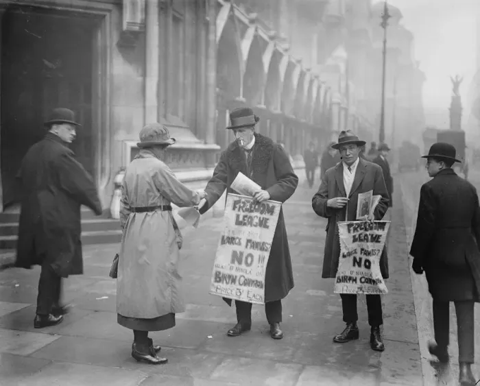 Framed Print : Birth control battle. The action for alleged libel by Dr Marie Stopes, one of Framed Print : Birth control battle. The action for alleged libel by Dr Marie Stopes, one of
