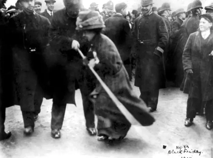 Framed Print : Black Friday, Womens suffragette 18 November 1910 Framed Print : Black Friday, Womens suffragette 18 November 1910