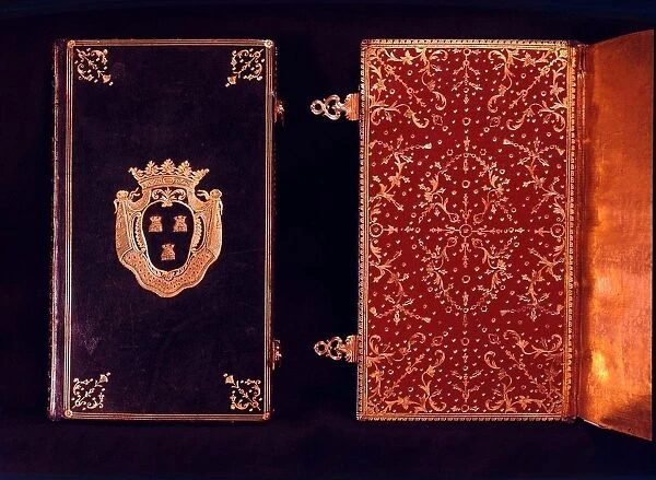 Book with Pompadours Arms, 18th century, French. 1787