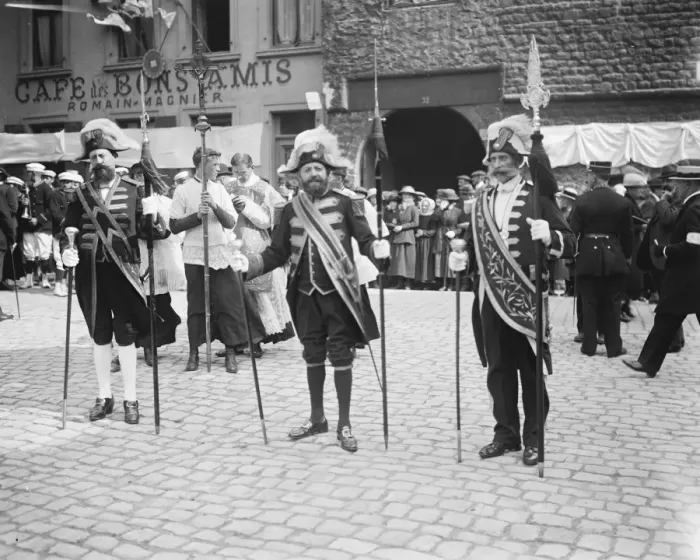 Framed Print : Boulogne France, Procession of our lady of Boulogne The Pomp and Glory which forms