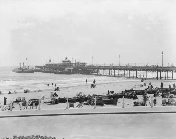 Framed Print : Bournemouth - the pier. 1925 Framed Print : Bournemouth - the pier. 1925