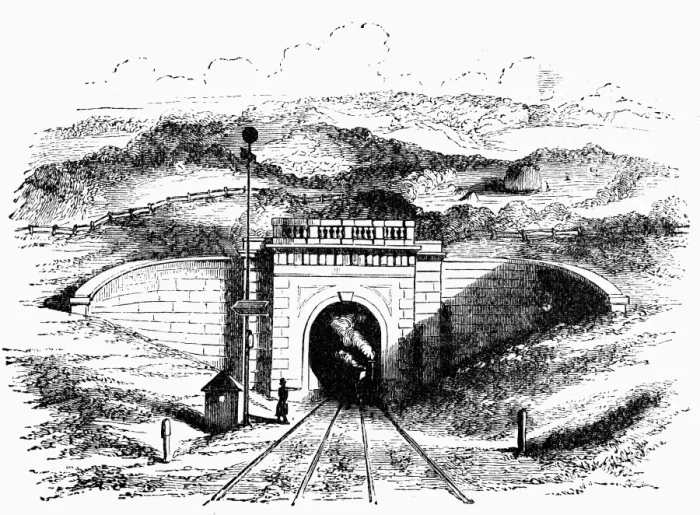 Framed Print : Box tunnel showing the West Portal - Box Tunnel is a railway tunnel in western England Framed Print : Box tunnel showing the West Portal - Box Tunnel is a railway tunnel in western England