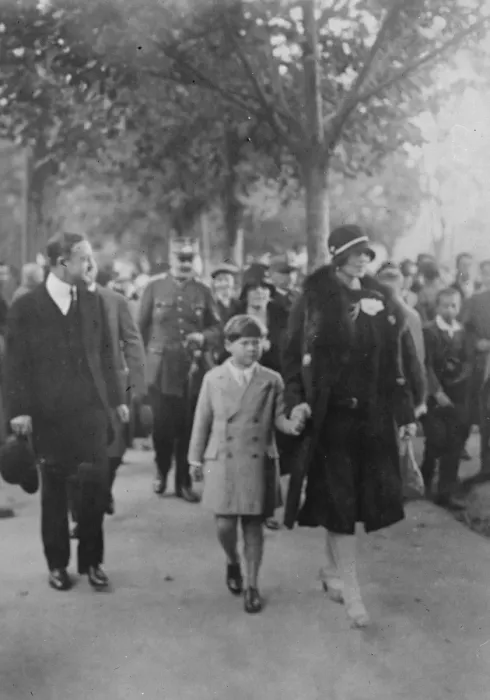 Framed Print : Boy King Michael of Rumania opens new radio exhibition in Bucharest. 1 November 1928 Framed Print : Boy King Michael of Rumania opens new radio exhibition in Bucharest. 1 November 1928