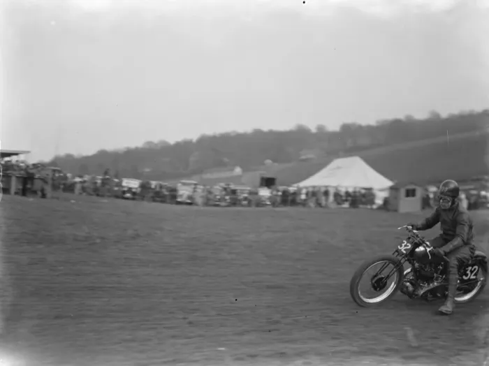Framed Print : Brands Hatch on Easter Monday. 1937 Framed Print : Brands Hatch on Easter Monday. 1937