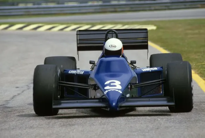Framed Print : Brazilian GP 1985 Martin Brundle Tyrrell 012 Framed Print : Brazilian GP 1985 Martin Brundle Tyrrell 012