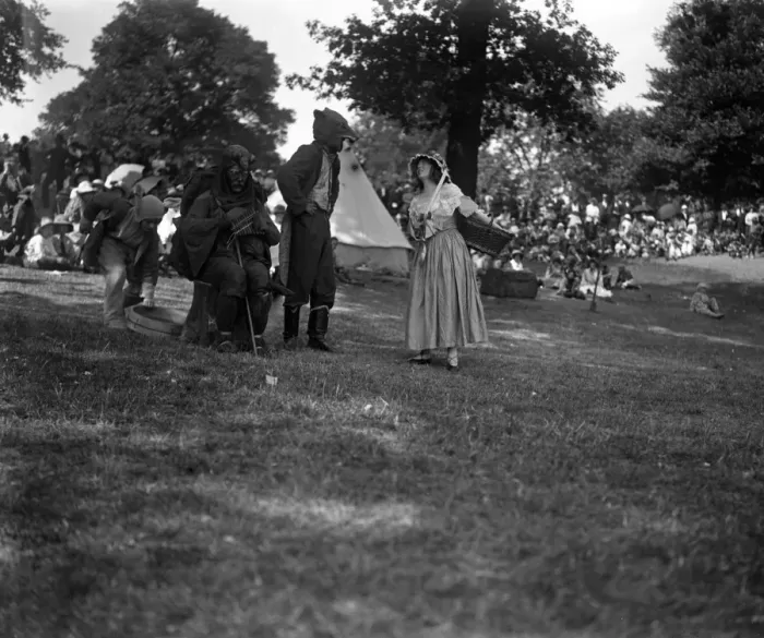 Framed Print : Brer Rabbit performed by League of Arts in Hyde Park, London Framed Print : Brer Rabbit performed by League of Arts in Hyde Park, London