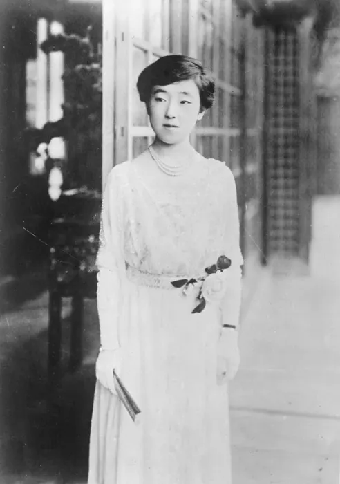 Framed Print : Bride Elect of the Prince Regent of Japan Princess Nagako, the bride elect of