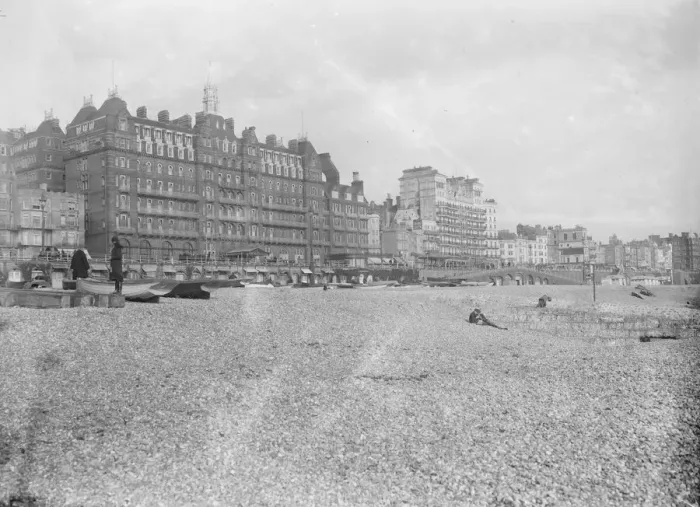 Framed Print : Brighton Metropole ( left ) and Grand Hotels 1925 Framed Print : Brighton Metropole ( left ) and Grand Hotels 1925