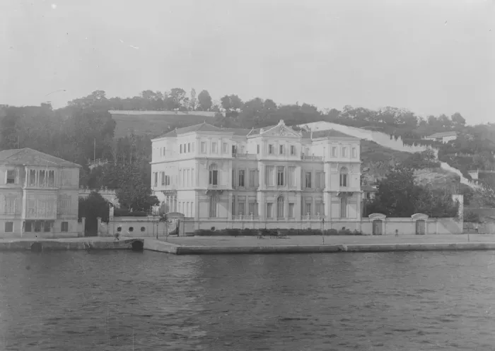 Framed Print : Britains New Embassy at Bosphorus Formerly the property of Austria Hungary, it Framed Print : Britains New Embassy at Bosphorus Formerly the property of Austria Hungary, it