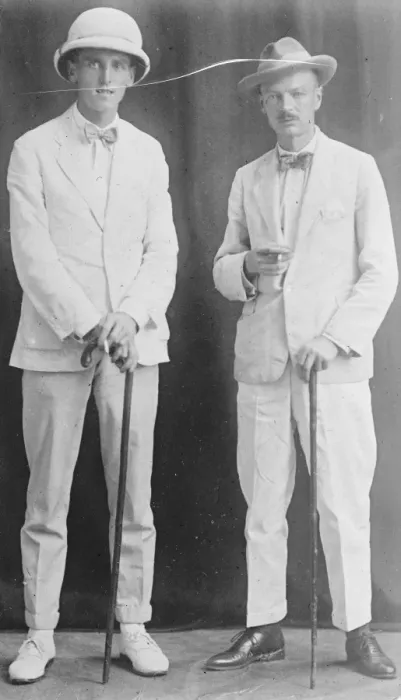 Framed Print : British journalists who were put in chains by Chinese agitators Mr F Oliver ( left ) Framed Print : British journalists who were put in chains by Chinese agitators Mr F Oliver ( left )