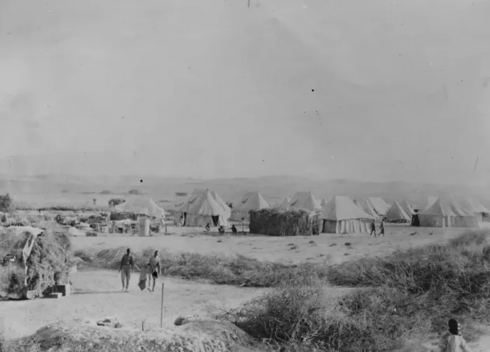 Framed Print : The British Military operations in Somaliland. Interesting new photographs. Camp Framed Print : The British Military operations in Somaliland. Interesting new photographs. Camp