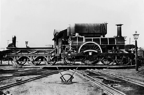 Broad Gauge passenger engine Lightning 1847 Great Western Railway Iron Duke